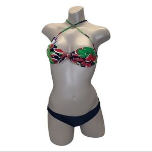 Recco brazilian bright floral print bikini New with tags